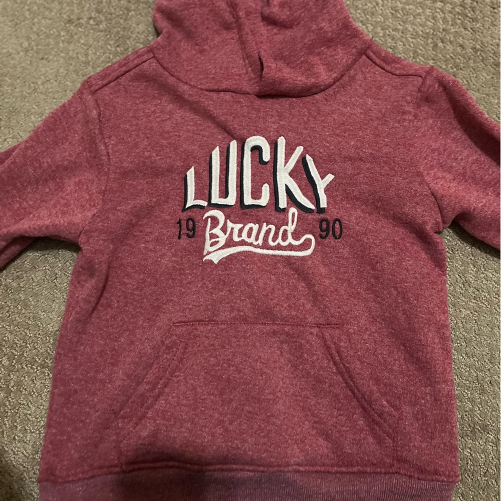 Maroon lucky hoodie